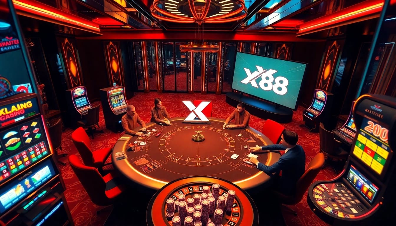 Experience the thrill of XX 88 at an elegant online casino with vibrant poker action.