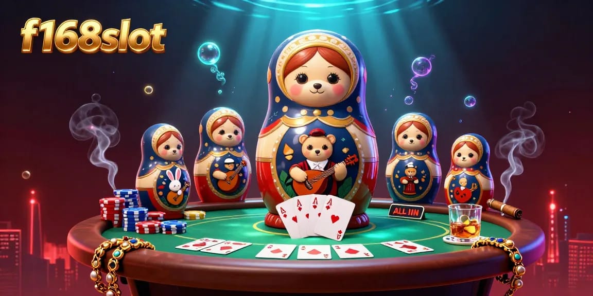 Experience thrilling gaming action at f168slot within a vibrant casino scene illustrating characters and dynamic elements.