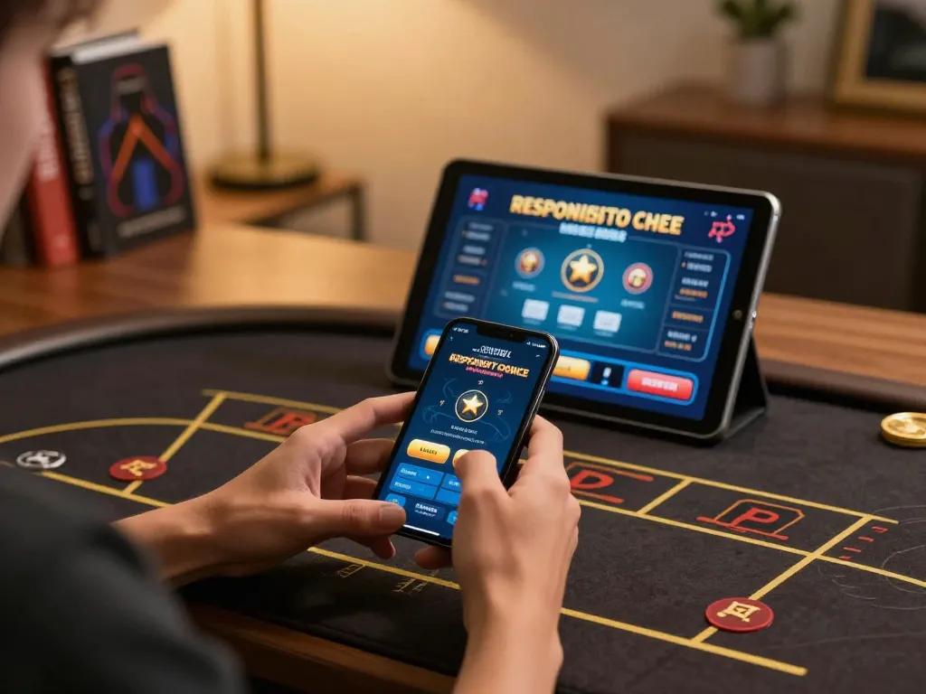 Betting enthusiast engaging with the mm88br mobile app for live casino games.