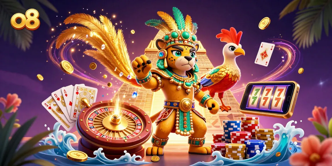 Experience thrilling casino action at o8 with Mayan themes and dynamic game elements.