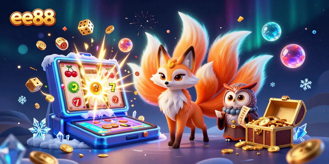Experience the enchanting spirit of ee88 with colorful characters and casino elements bursting with excitement.