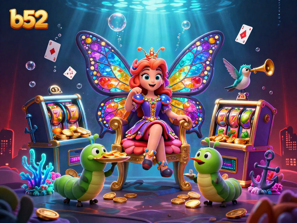 Experience thrilling gameplay in b52, illustrated with vibrant casino elements and rich details.
