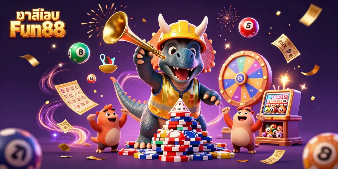 Experience excitement at คาสิโน Fun88 with colorful games and dynamic celebrations.