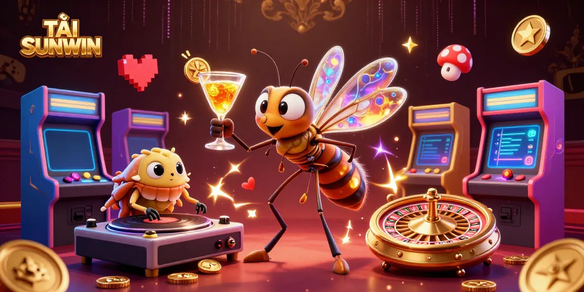 Experience the vibrant world of casino gaming with TẢI SUNWIN, showcasing unique gaming elements and characters.