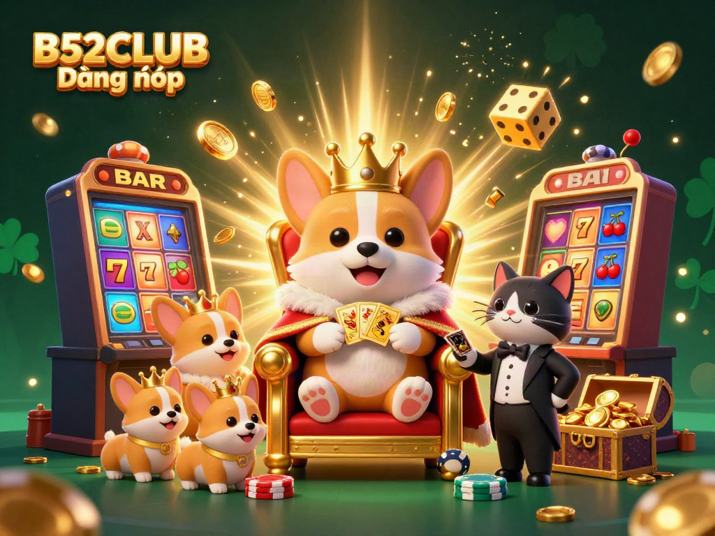Experience the thrill of B52CLUB Đăng nhập with vibrant casino characters in a lively scene.