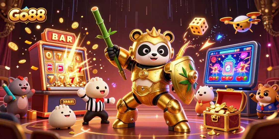 Experience thrilling gameplay at Go88 with captivating scenes of game excitement and action.