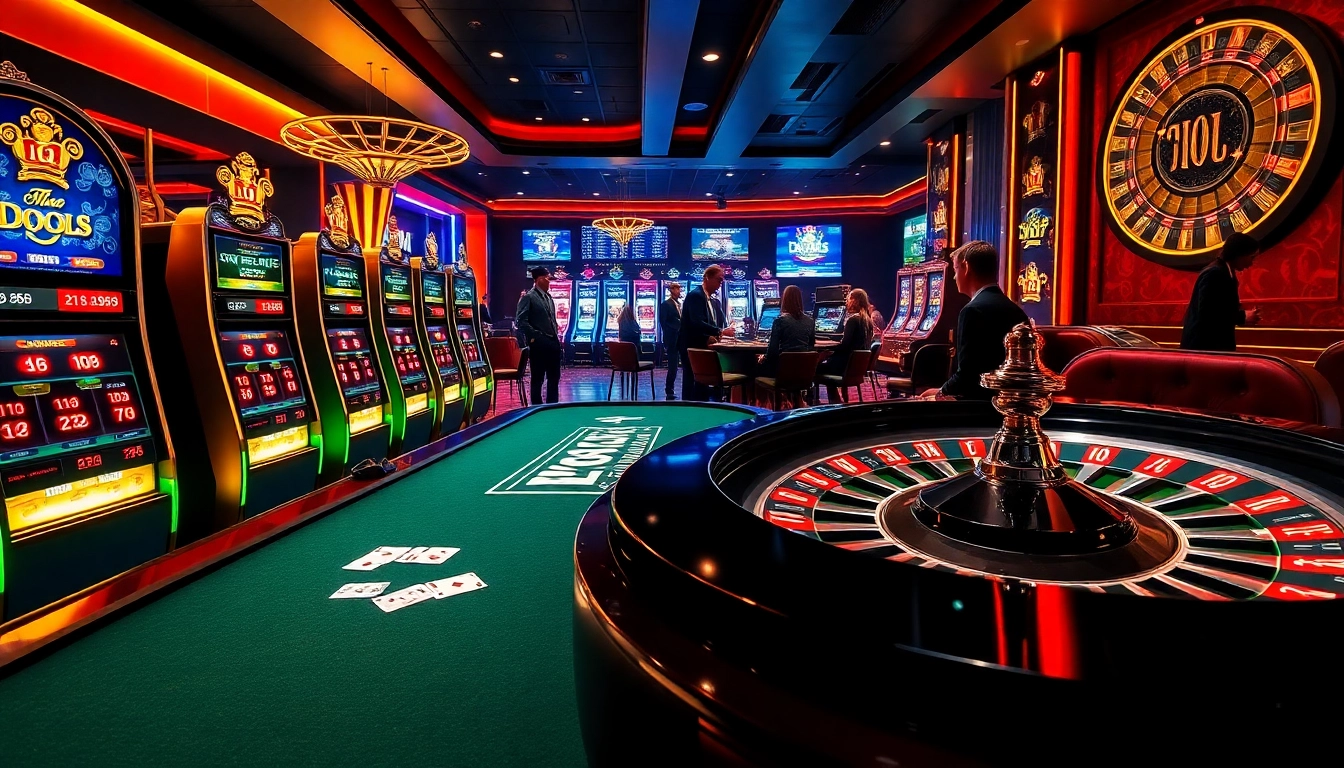 Experience the excitement of high-stakes gambling at ok365 com with vibrant casino visuals.