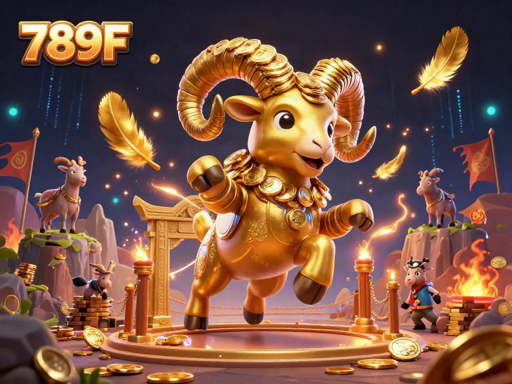 Experience the thrilling online gaming adventure with 789F at this dynamic casino illustration.